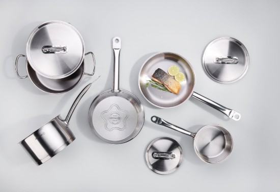 Casseruola in acciaio inox, con coperchio, 16cm/2L, "Proline" - Korkmaz