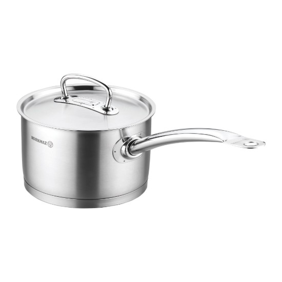 Casseruola in acciaio inox, con coperchio, 16cm/2L, "Proline" - Korkmaz