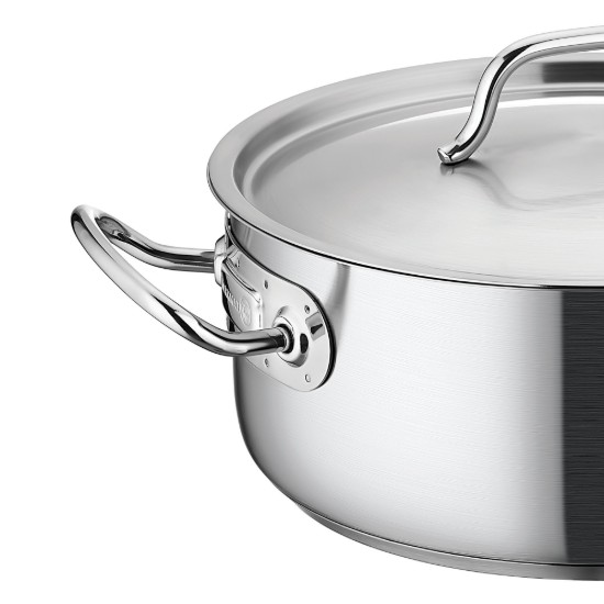 Casserole inox, avec couvercle, 36cm/17L, "Proline Gastro" - Korkmaz