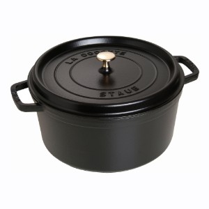 Pentola Cocotte, ghisa, 30 cm/8.35L, Black - Staub