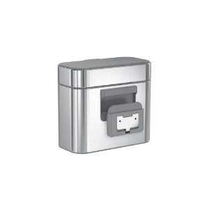 Compost bin wall-mount rack, stainless steel - simplehuman