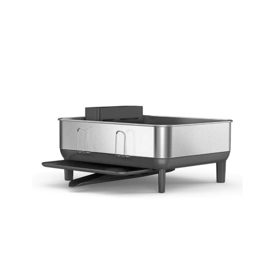 Scolapiatti, acciaio inossidabile, 39,4x38x19 cm - simplehuman