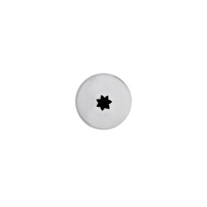 Gebakspuitmond, B7, RVS, 6 mm - de Buyer