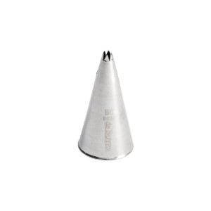 Gebakspuitmond, B6, RVS, 5 mm - de Buyer