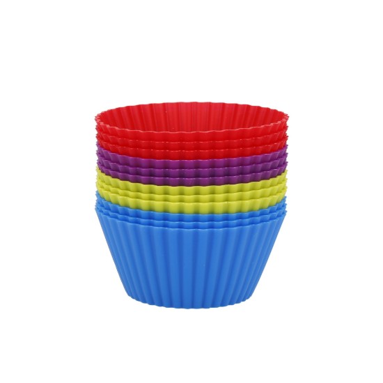 Set of 12 silicone moulds for cupcackes - Kitchen Craft