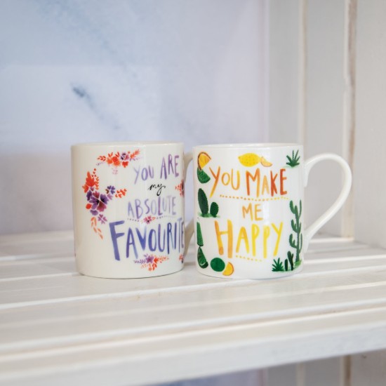 Κούπα πορσελάνης 330 ml "Absolute Favorite" - της Kitchen Craft