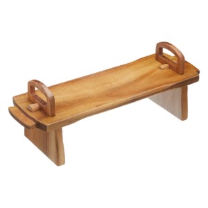 Serving platter, acacia wood, 37 × 12 × 13 cm - Kitchen Craft