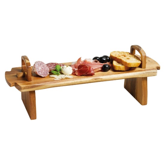 Serveerschaal, acaciahout, 37 × 12 × 13 cm - Kitchen Craft