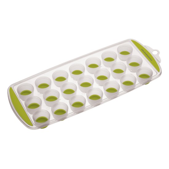 Tray for preparing ice cubes, 28 x 12 cm, silicone, green - Kitchen Craft