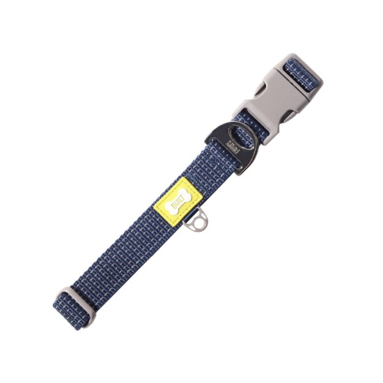 Reflecterende hondenhalsband, groot formaat, Blauw - Built Pet
