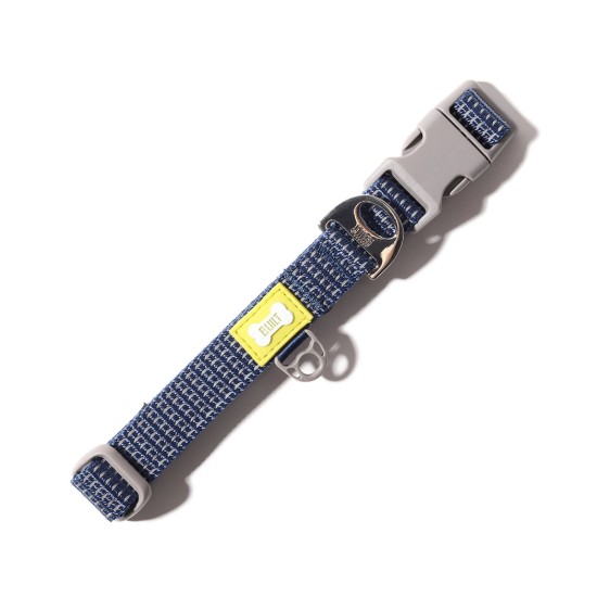 Reflecterende hondenhalsband, middelmaat, Blauw - Built Pet