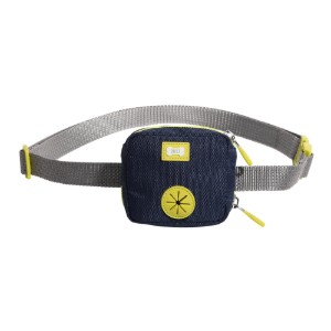 Marsupio con distributore di sacchetti per escrementi canini e cintura in vita, Blu - Built Pet