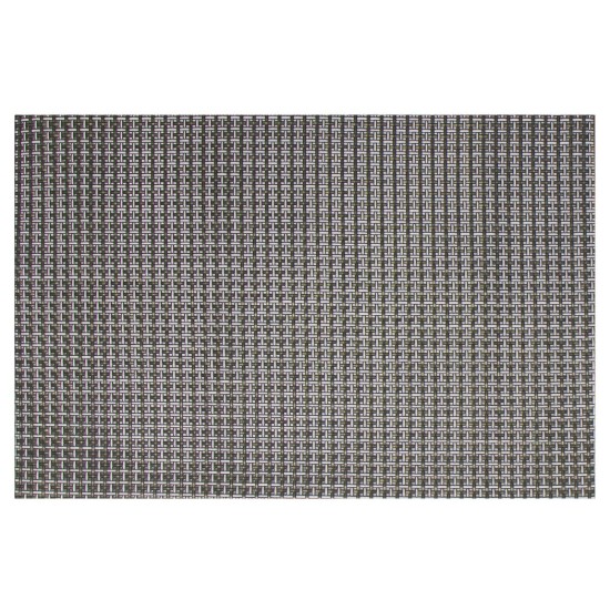 Set di 4 tovagliette, 45 × 30 cm, nero e oro