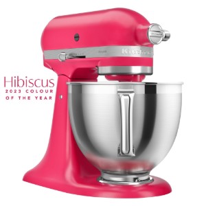 Keukenmixer met kom van 4,7L, Artisan, Model 195, Hibiscus - KitchenAid