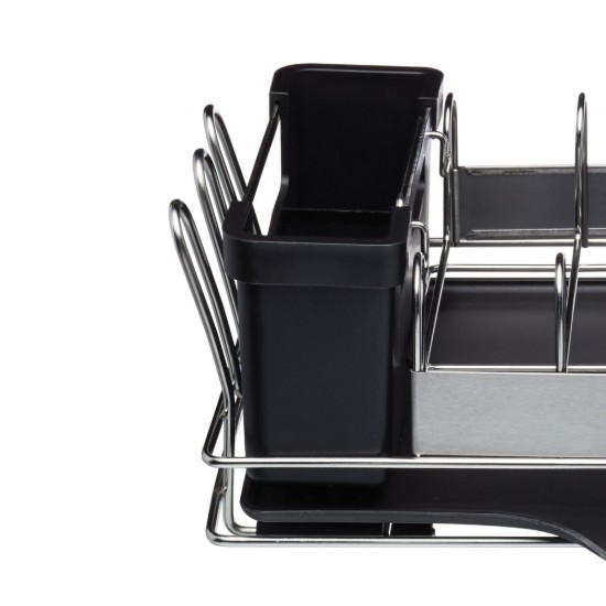 Asciugapiatti, acciaio inox, 41 × 22 × 13 cm - Kitchen Craft