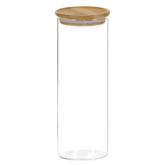 Vorratsdose, Glas, 1800 ml, mit Bambusdeckel - Kesper