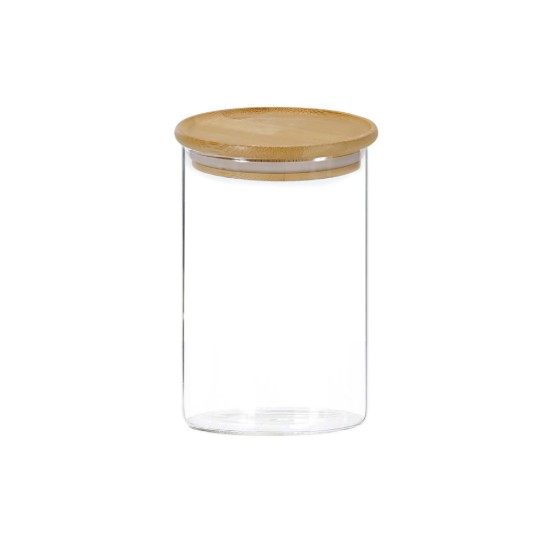 Barattolo di conservazione, vetro, 800 ml, con coperchio in bambù - Kesper