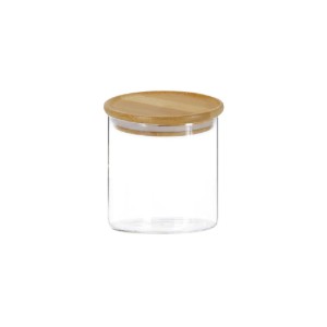 Voorraadpot, glas, 500ml, met bamboe deksel - Kesper