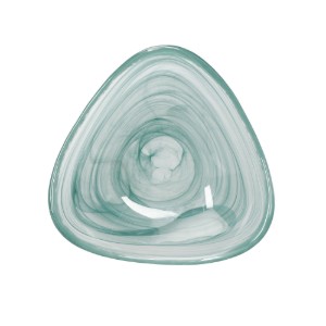 Serving bowl, 18 cm, made of glass, "Artesa", Green Swirl - Kitchen Craft