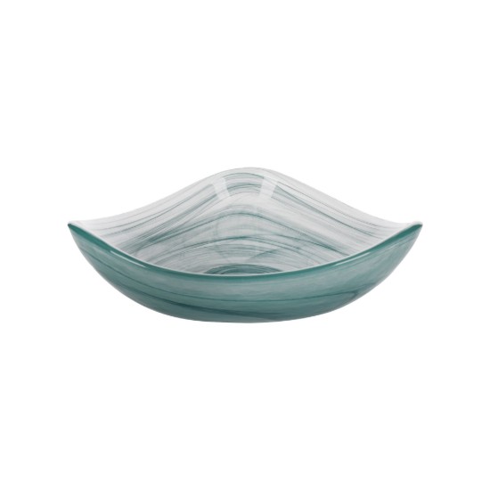 Bol de service, 18 cm, en verre, "Artesa", Green Swirl - Kitchen Craft