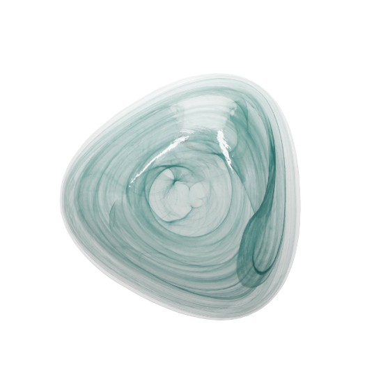 Bol de service, 18 cm, en verre, "Artesa", Green Swirl - Kitchen Craft