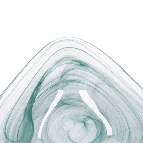 Bol de service, 18 cm, en verre, "Artesa", Green Swirl - Kitchen Craft