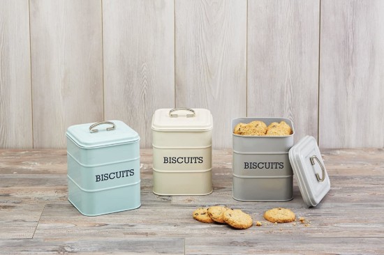 Biscottiera, 14,5 x 14,5 x 19,5 cm, "Living Nostalgia" - Kitchen Craft