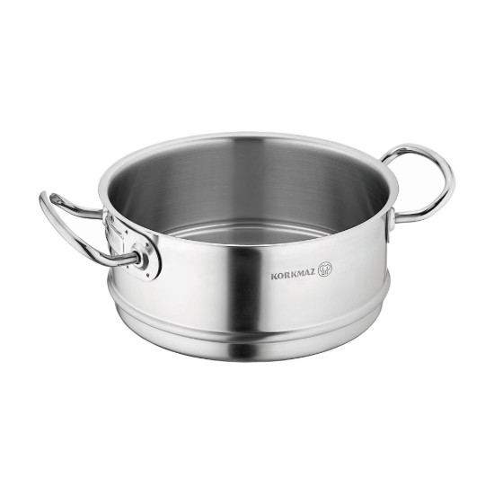 Removable steamer, stainless steel, 20cm/3.1L, "Proline" - Korkmaz