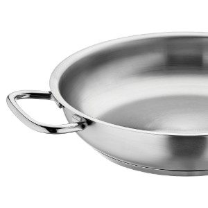 Padella per paella, acciaio inossidabile, 40cm/8L, "Proline" - Korkmaz
