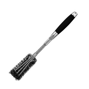 RVS reinigingsborstel voor het barbecuerooster, 46 cm - Zokura