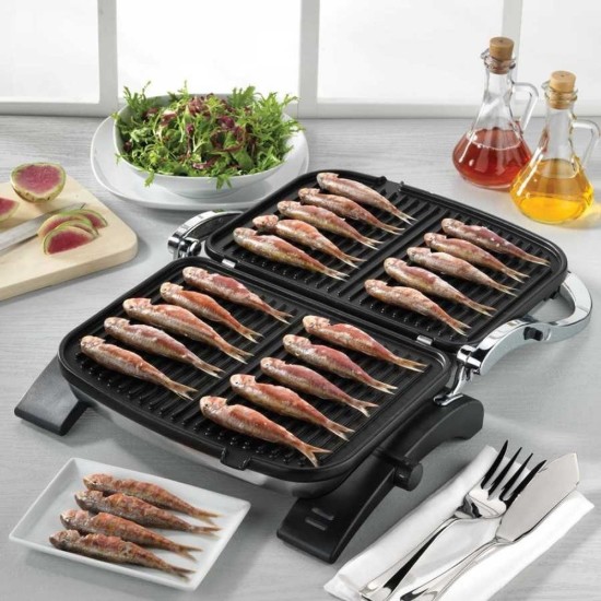 Grill elettrico, 1800W, Inox/Black, "Tostkolik" - Korkmaz