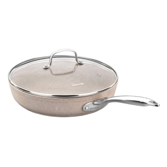 Padella in alluminio, con coperchio, 26cm, "Granita Alu" - Korkmaz