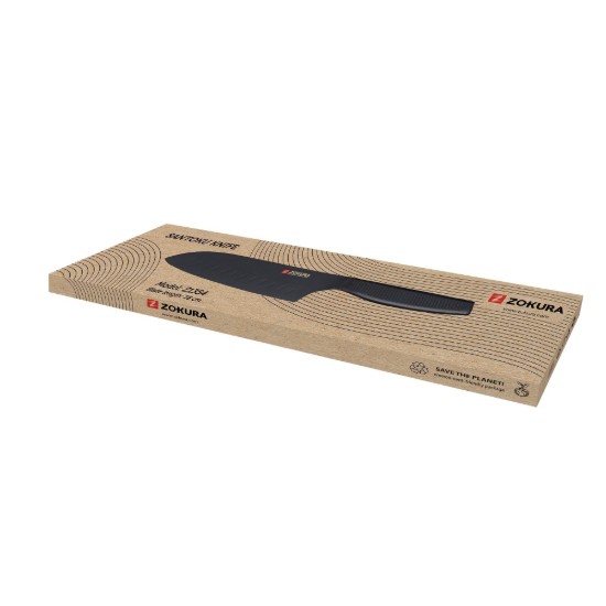 Coltello Santoku, acciaio inossidabile, 18 cm - Zokura
