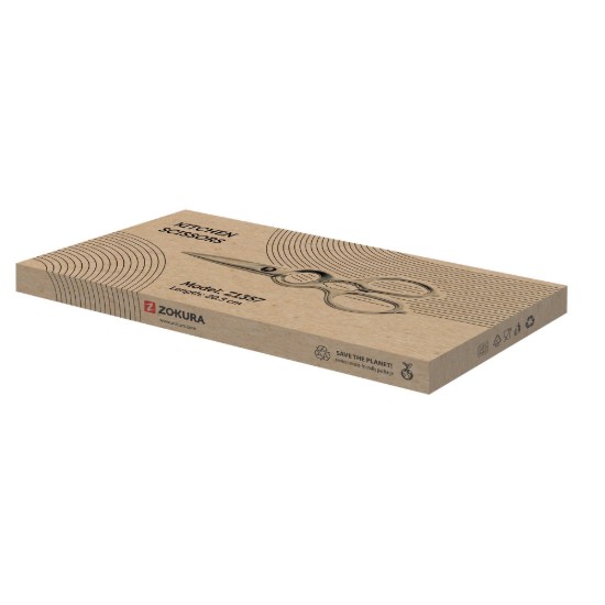 Keukenschaar, RVS, 20,5 cm - Zokura