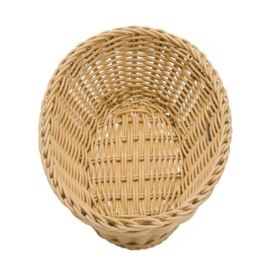 Cestino per il pane ovale, polipropilene, 23,5 x 16 cm, Beige Chiaro - Saleen
