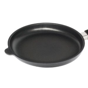 Koekenpan, aluminium, 28 cm, hoogte 4 cm, inductie - AMT Gastroguss