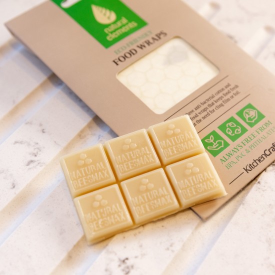 Refresh kubussen, gemaakt van bijenwas, Natural Elements - Kitchen Craft