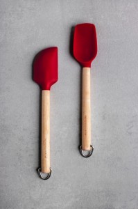 Set of 2 mini-spatulas, silicone, Empire Red - KitchenAid