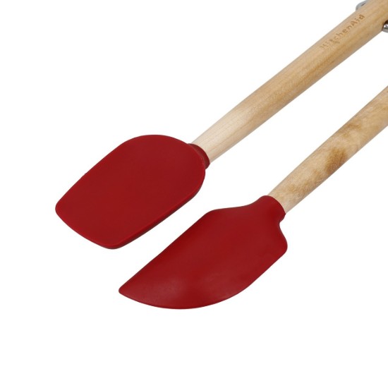Set of 2 mini-spatulas, silicone, Empire Red - KitchenAid