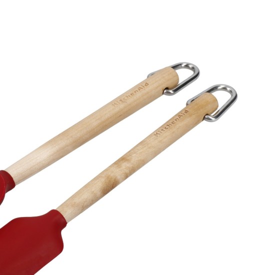 Set of 2 mini-spatulas, silicone, Empire Red - KitchenAid