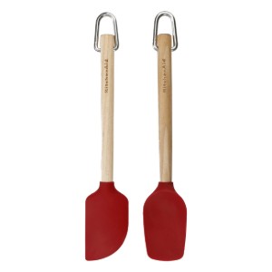Set of 2 mini-spatulas, silicone, Empire Red - KitchenAid