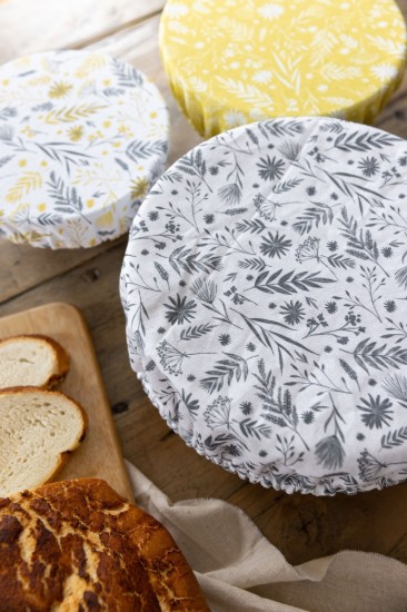 Set van 3 komhoezen, biologisch katoen, Natural Elements - Kitchen Craft