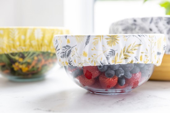 Set van 3 komhoezen, biologisch katoen, Natural Elements - Kitchen Craft
