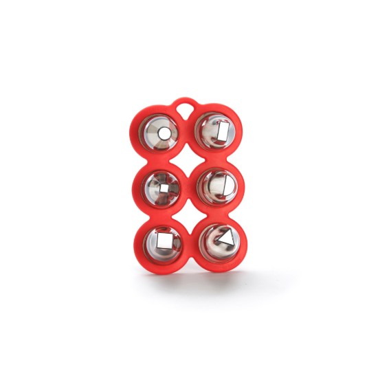 Conjunto de 6 bicos de pastelaria, tritan, "Geometric" - marca "de Buyer"