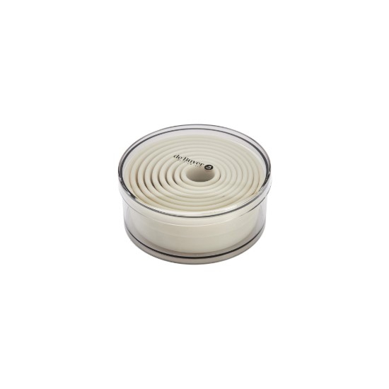 Set di 9 tagliapasta, tondi, 5 cm - marca "de Buyer".
