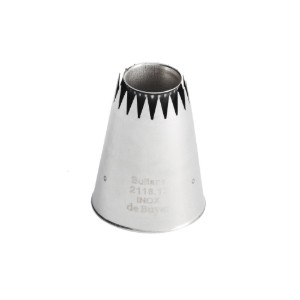 Gebakmondstuk, roestvrij staal, 2 cm, "Sultan" - de Buyer