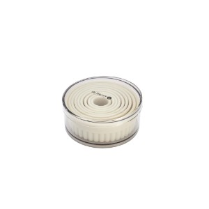 Set di stampi per tagliapasta rotondi scanalati da 9 pezzi, poliammide - de Buyer
