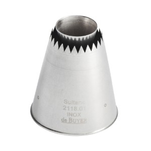 Ugello decorativo, acciaio inossidabile, 35 mm, "Sultan" - de Buyer