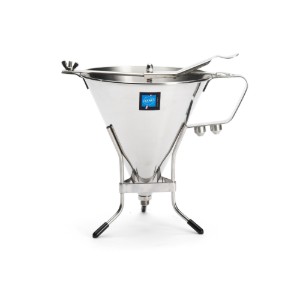 KWIK PRO  automatic piston funnel for batter dosing, with stand, 1.9 L - "de Buyer" brand