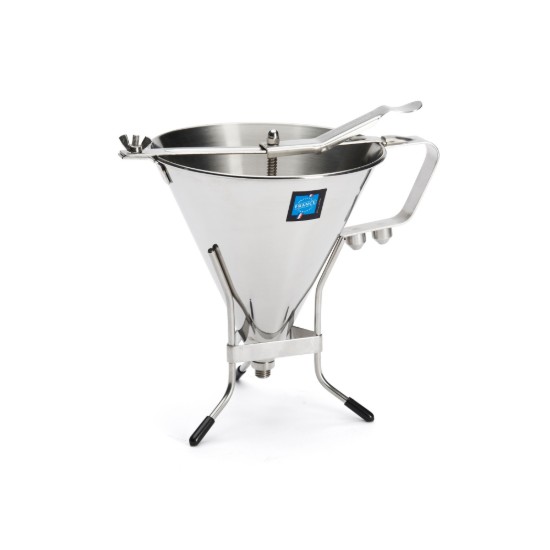 Imbuto automatico a pistone KWIK PRO per dosaggio impasti, con supporto, 1,9 L - marca "de Buyer"